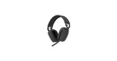 Logitech Zone Vibe 100 Wireless & Bluetooth Over Ear Headphones - Graphite